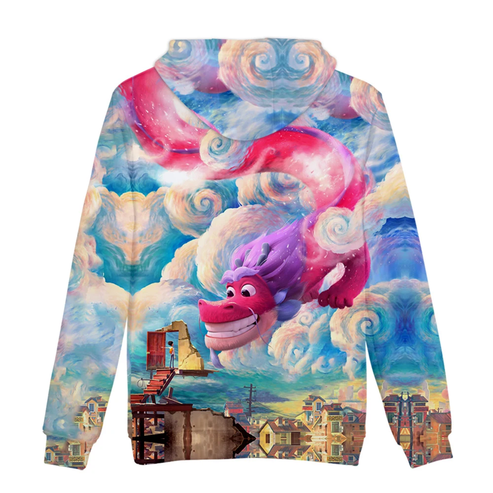 

2020 New Anime Movie Wish Dragon Kawaii Dragon 3D Print Hooded Sweatshirt Men/women Casual Hoodies Clothes High Quality 3d