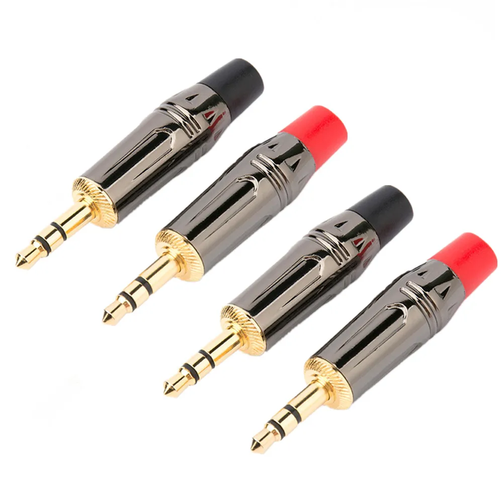 

Jack 3.5mm Audio Connector 3 pole Stereo Mono Copper Gold-Plated Headphone Plug Mini Jack 3.5 Soldering Adapter For Mic Speaker
