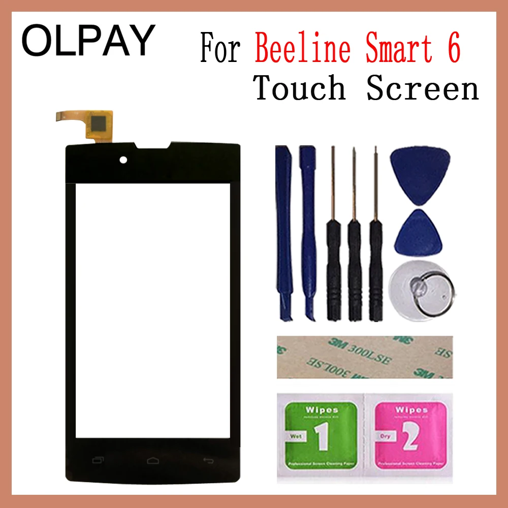 4.0'' Touch Screen For Beeline Smart 6 Digitizer Panel Front Glass Lens Sensor Tools Free Adhesive+Wipes | Мобильные