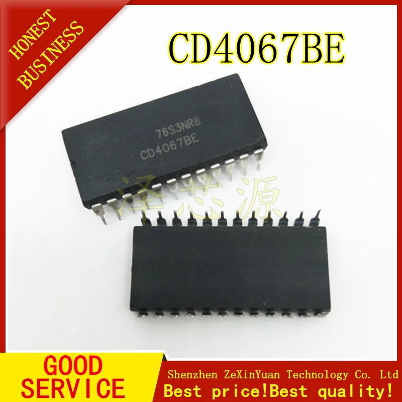 10 шт./лот CD4067 CD4067BE DIP-24 IC лучшее качество. | Электроника