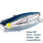 GOBYGO 1 шт. 95 мм 26 г Вибрирующая рыболовная приманка пластиковый вибрирующий погружной воблер искусственная рыба, воблер