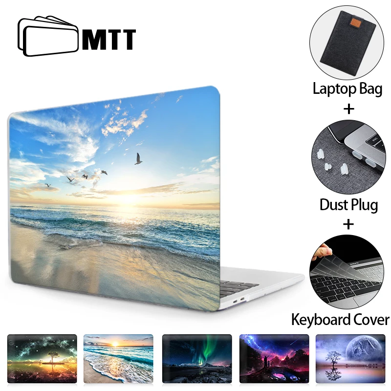 

MTT 2020 Case For Macbook Pro Retina 13 15 16 With Touch Bar Cover For mac book Air 11 12 13 inch Scenery Print Laptop Sleeve