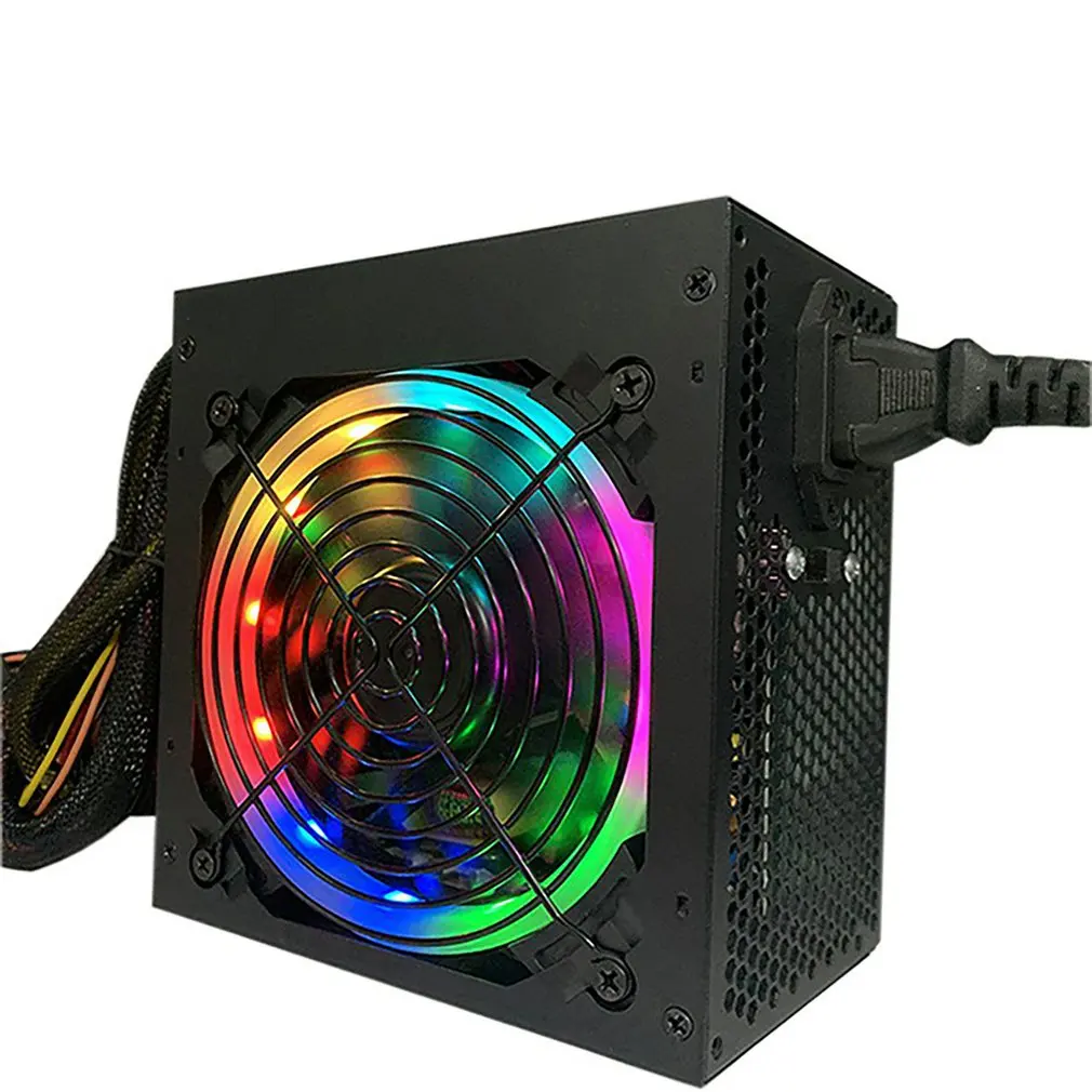 

RGB Mute Power Supply Rated 450W Supporting Game Graphics Cards With CPU Multithreading Performance