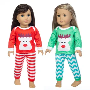 2020 Рождественская яркость, подходит для американской куклы, 18-дюймовая кукольная одежда, обувь в комплект не входит.