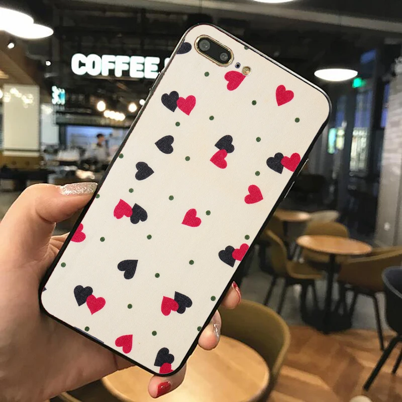 Чехол для Samsung S9 S8 S10 S8Plus S9Plus черный чехол Galaxy Plus Чехлы милые пары любовь сердце
