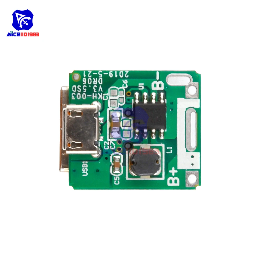Повышающий Модуль преобразователя питания 5 В защитная плата для зарядки