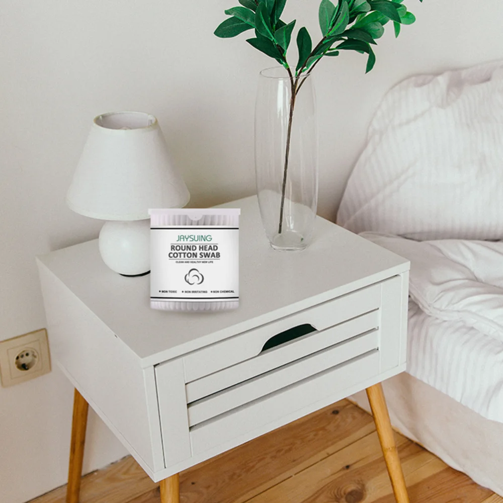 

3 Packs Double-head Cotton Sticks Makeup Cotton Swabs Ear Cleaning Cotton Sticks