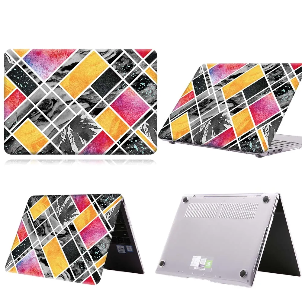 

Yellow Pink Marble Anti-slip Laptop Case For MateBook 13/13 AMD Ryzen/14/D14/D15/X 2020/X Pro/Pro 16.1/Honor MagicBook 14/15