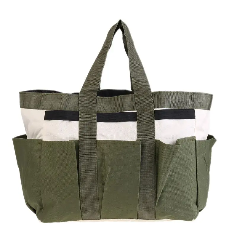 

Multi-function Oxford Cloth Garden Plant Tool Bag Toolkit Pouch Tote Organizer with 8 Pockets Lawn Yard Carrier