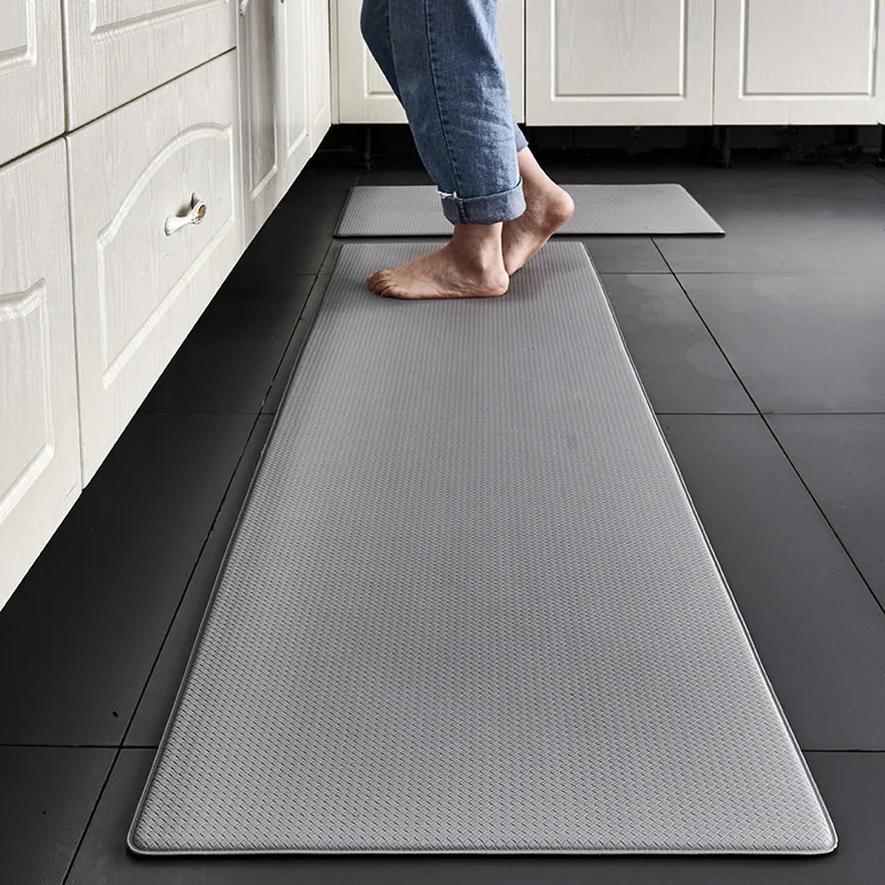 1pcs modern kitchen carpet waterproof oilproof pvc kitchen mat home doormat nonslip floor mat for living room bathroom area rugs free global shipping