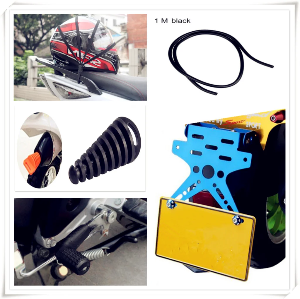 Держатель мотоциклетной лицензии чехол переключения сетчатый выхлопной штекер