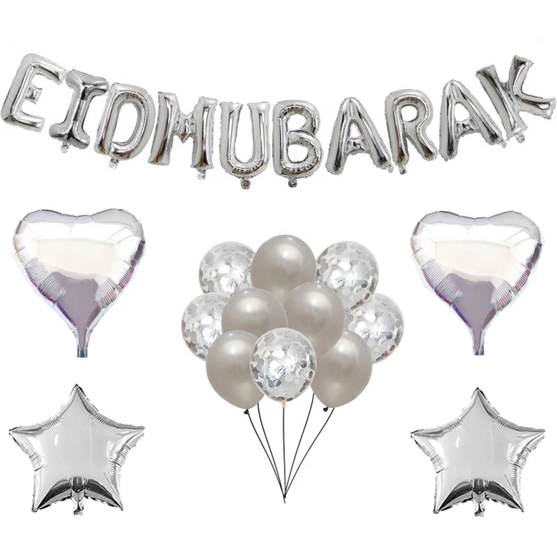 16 дюймовая розовая Золотая фольга Eid Mubarak аксессуары для телефона золотые
