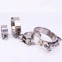 304 stainless steel strong hose clamp eu water pipe clamp tube fitting fastener tool