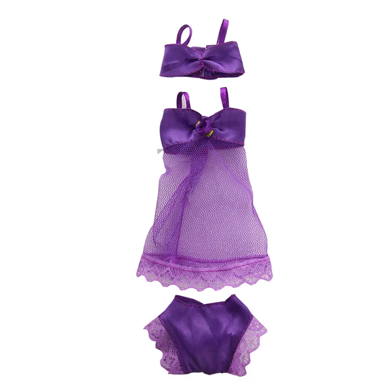 

Doll Clothes Erogenous Suits Outfit Multicolor Fashion Three-Piece Voile Skirt Clothes For Barbies Doll Accessories,Generation