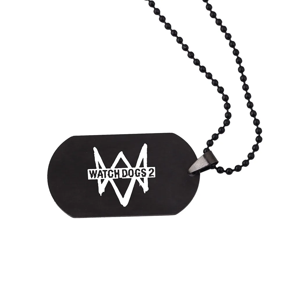 Часы Dogs 2 Dedsec ожерелье из нержавеющей стали кулоны костюмы для косплея реквизит