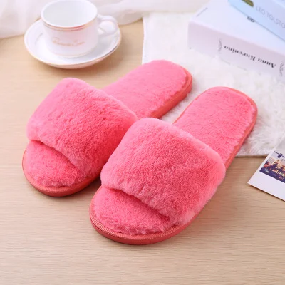 style 2 red Женские тапочки и тапочки; сезон осень; Новинка года; стильная одежда в Корейском стиле; модные домашние тапочки из хлопка с нескользящей толстой подошвой - Цвет: style 2 red