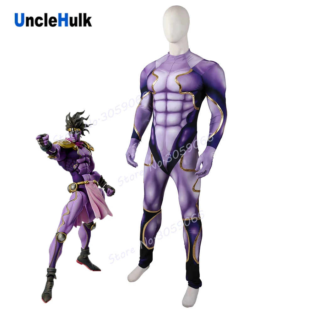 Звезда Платина от Джоджо кудзё дзётаро стенд Косплей Костюм-золотая линия