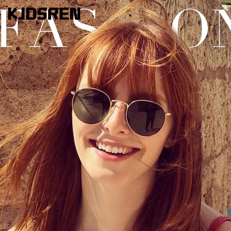 2020 круглые солнцезащитные очки в стиле ретро женские брендовые дизайнерские для