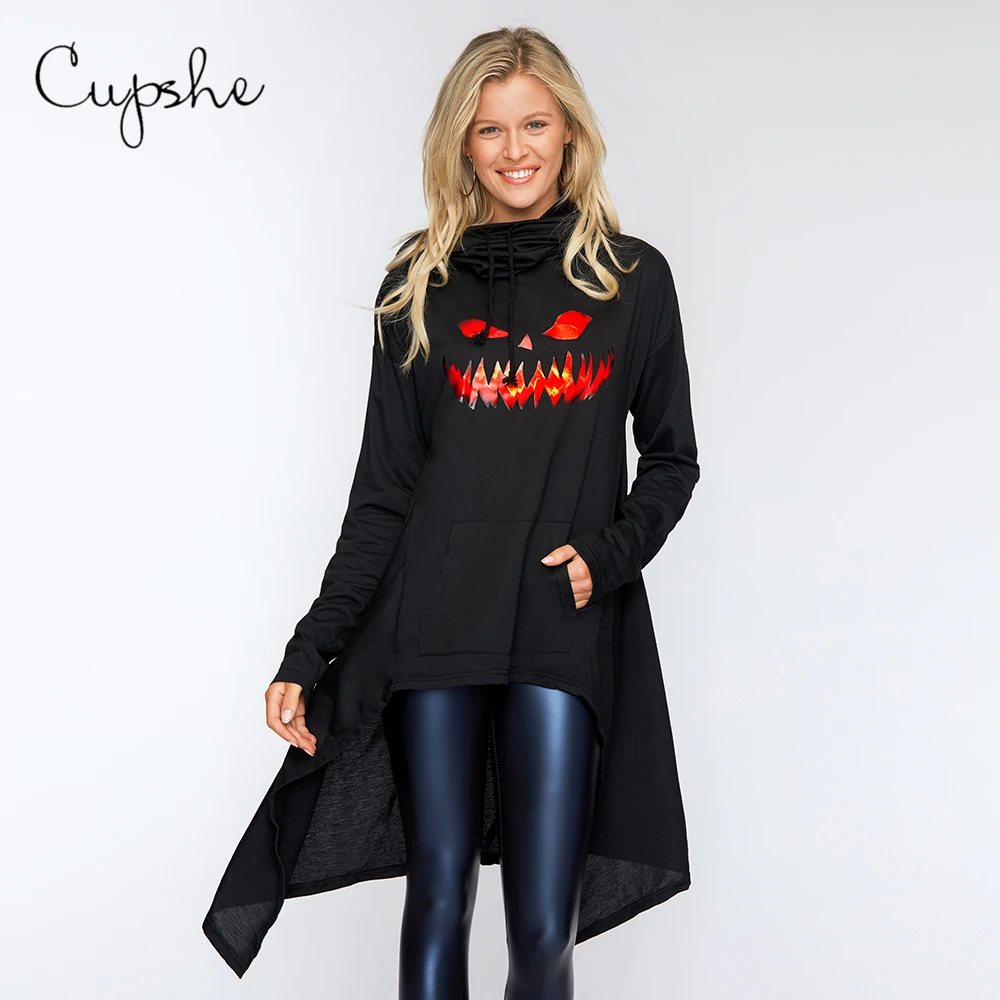 CUPSHE/Женская толстовка на Хэллоуин Повседневная Толстовка с длинным рукавом
