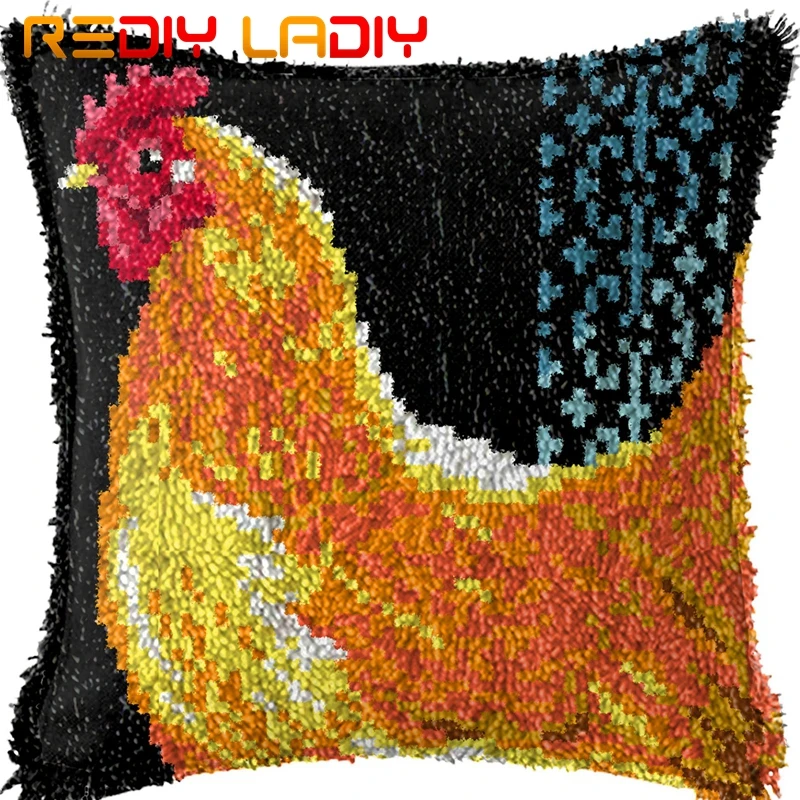 Крюк с защелкой подушки золото курица предварительная Печать Подушка из