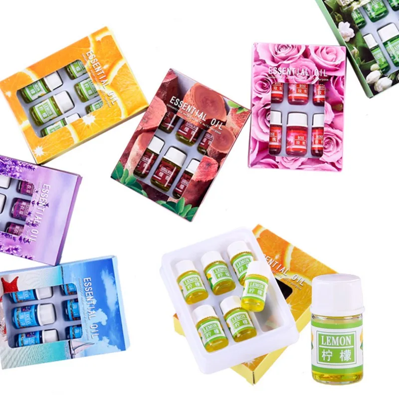 6*3 мл увлажнитель воздуха ароматерапия натуральный завод водорастворимый набор