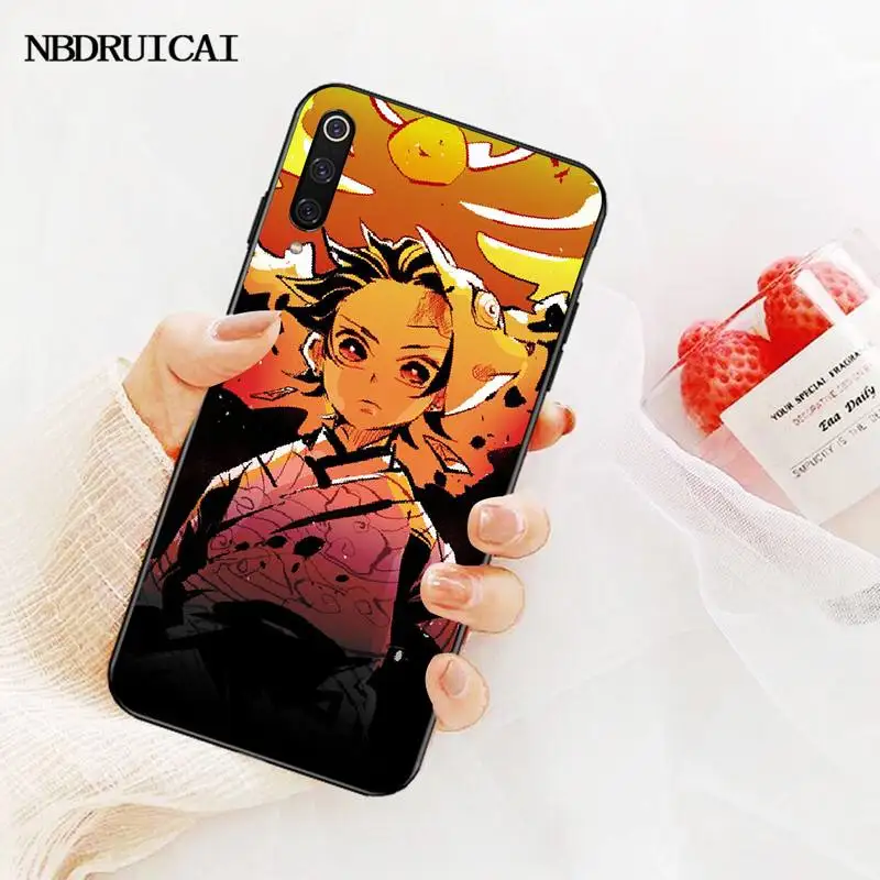 PENGHUWAN аниме демон убийца Kimetsu корпус под плетенную сумку чехол для телефона Xiaomi Mi9