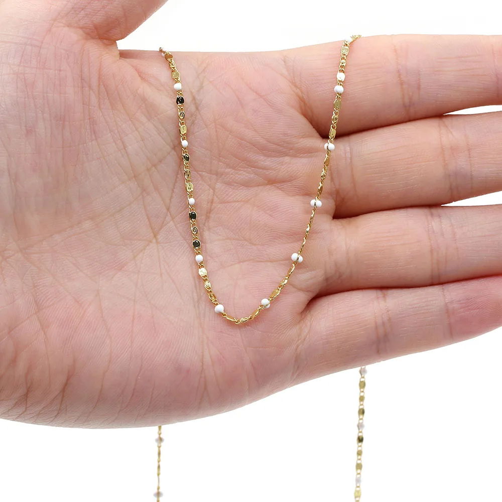 Цепочка для изготовления ювелирных изделий сделай сам золотистая проволока