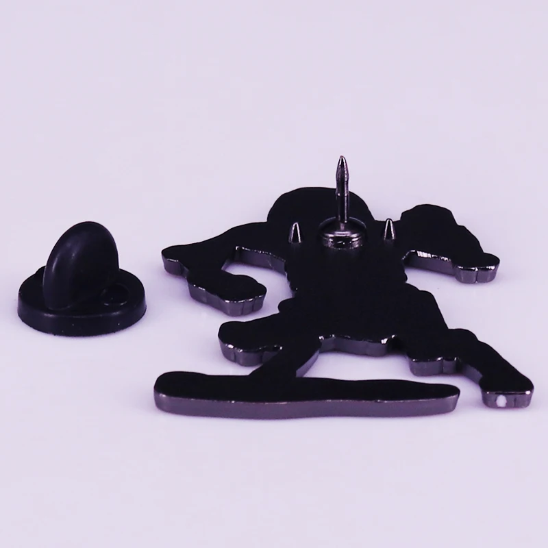 Булавка для скейтборда с изображением Борга Рика забавный и уникальный подарок