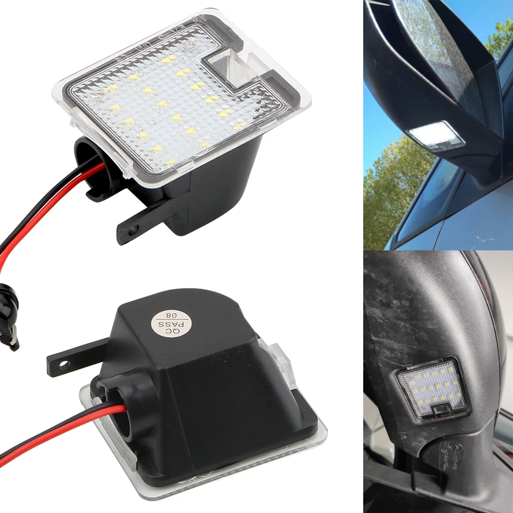 LEEPEE светодиодный под боковое зеркало Puddle светильник для Ford Focus 3 Kuga 2 S-Max WA6 Mondeo 4 5
