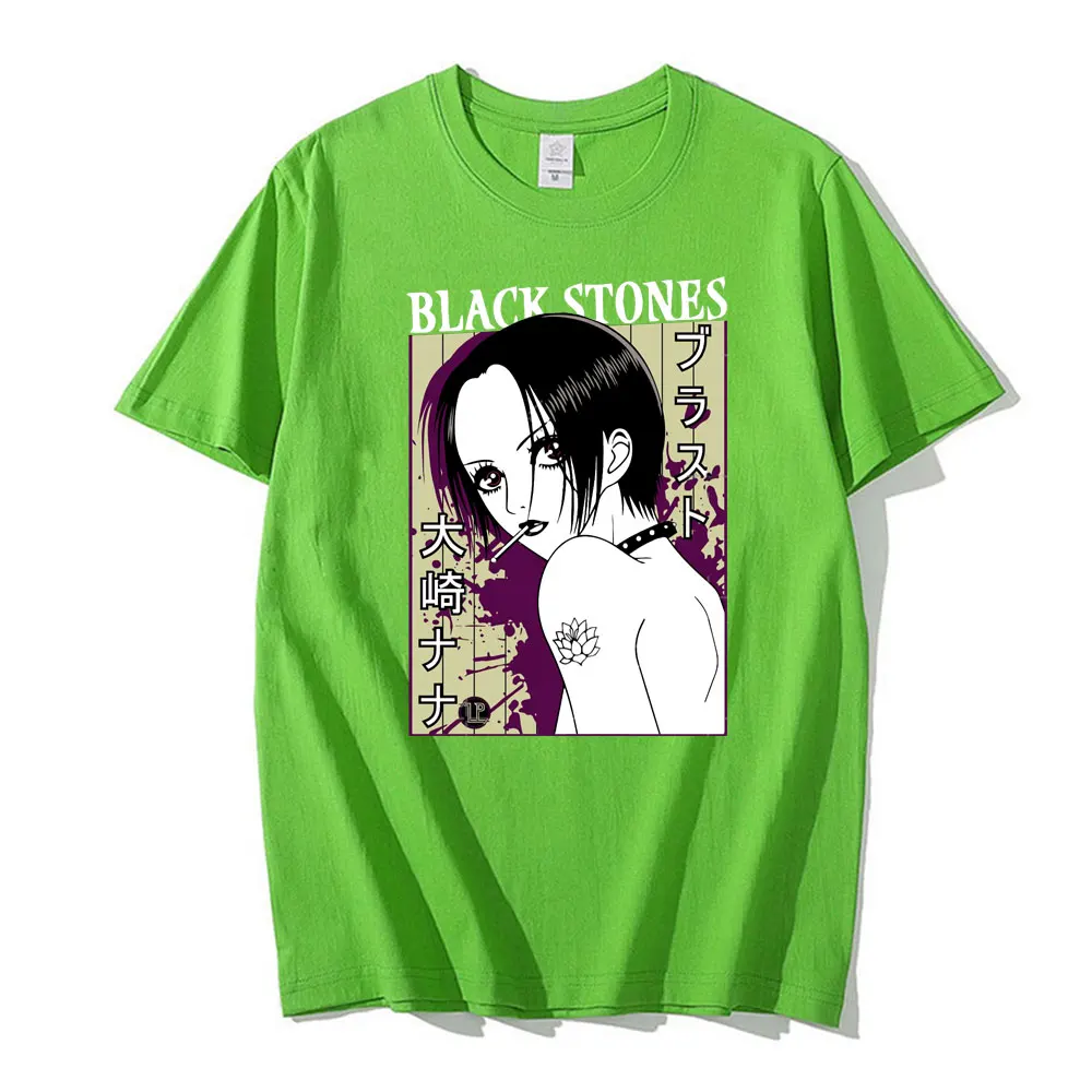 

Fashion Men Women T Shirts Manga Nana Osaki Short Sleeves Cotton Tshirt Streetwear T-shirt Japanese Anime Harajuku Tee Tops