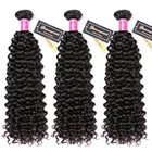 Вьющиеся человеческие волосы в пучках, индийские волосы для наращивания, человеческие волосы естественного цвета, глубокие вьющиеся человеческие волосы в пучках, накладные волосы для женщин