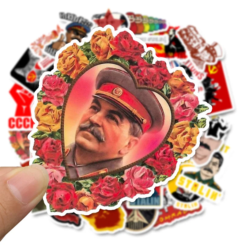 50 шт. смешанный Сталин СССР CCCP плакат стикер s для DIY ноутбука багаж Холодильник Дверь мотоцикл Декор