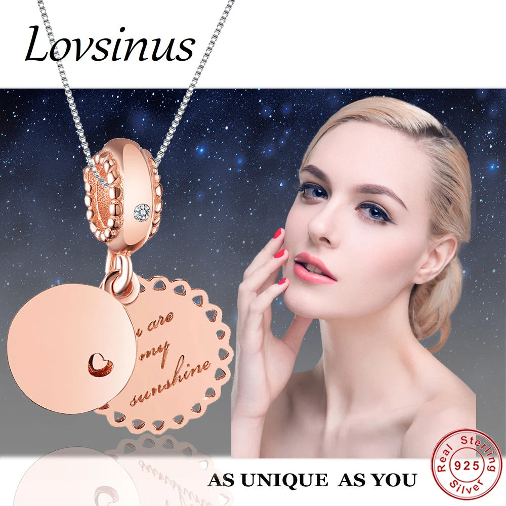 Подходят для оригинального Европейского браслета с подвесками из розового