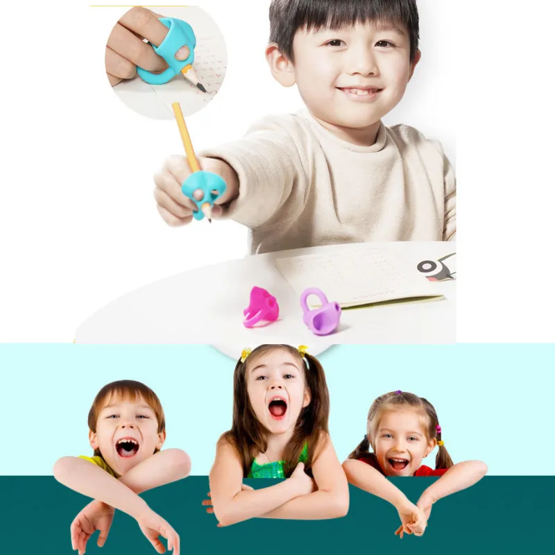 3 комплекта для письма детский сад силиконовая корректная ручка на пальцах