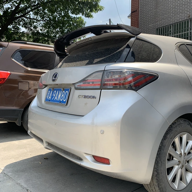 

Real Carbon Fiber Trunk Roof Spoiler Wing For Lexus CT200 CT200H All Models 2011-2015Rear Wing Spoiler
