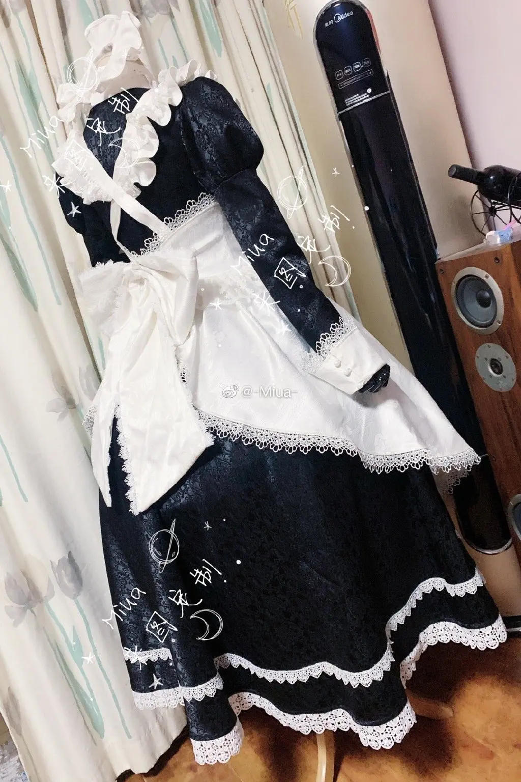 Униформа британской горничной аниме чудо Никки Тереза послеобеденный чай милый