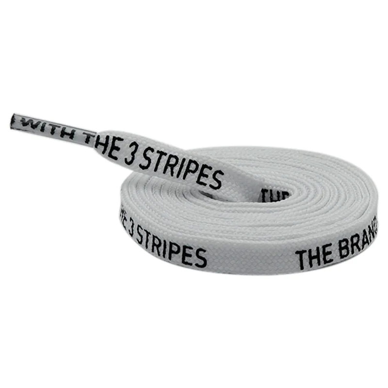 

Шнурки Coolstring для мужчин и женщин, индивидуальные шнурки с шелковым экраном 7 мм, на шнуровке, с надписью на заказ, оптовая продажа