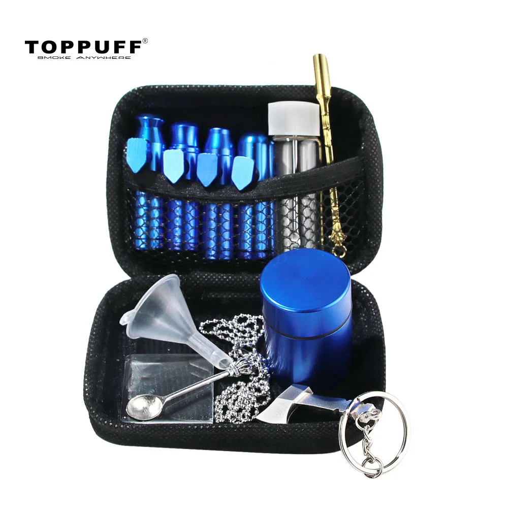 Набор для табака алюминиевая пуля табак + металлическая ложка-дозатор контейнер