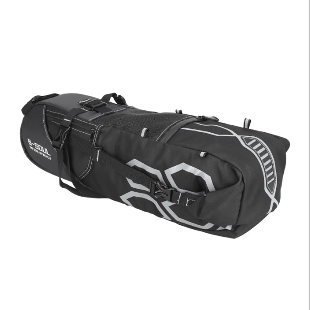 

Mountain Road Cycling Bicycle Saddle Bag MTB Tail Bag 12L Large Capacity Bike Pouch Seat Bag for Outdoor Riding
