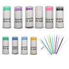 100 шт., одноразовые щеточки для наращивания ресниц