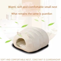 environmental protection cat nest mats soft plush kennel puppy cushion small dogs cats nest washable cave cats beds cat bed hous
