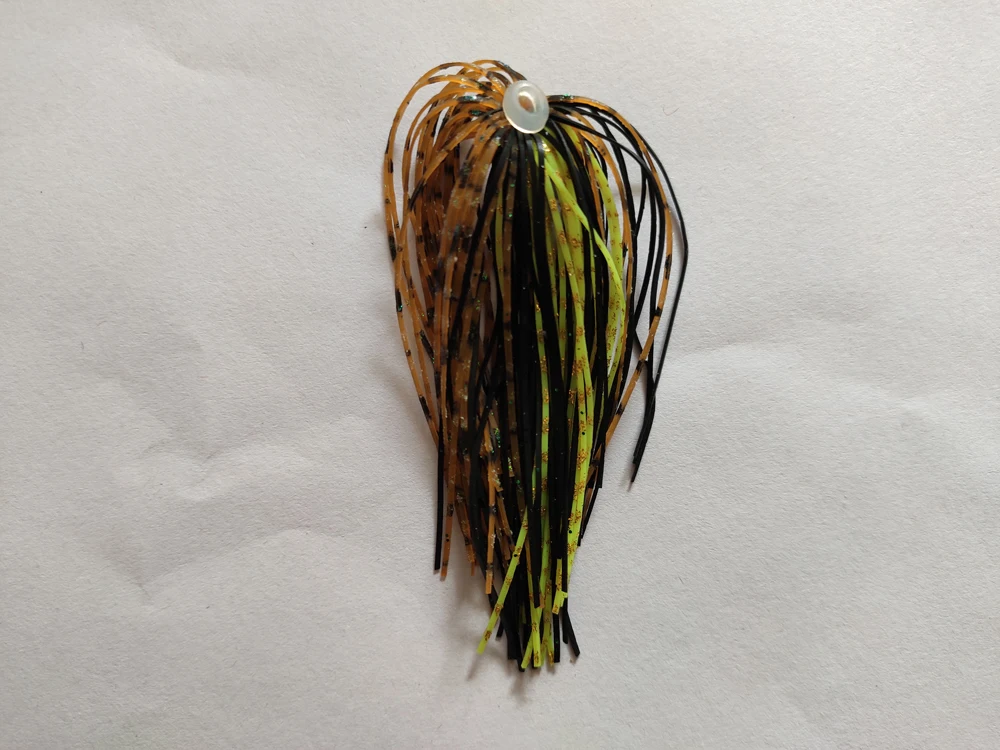 8 Пряди Ков 50 нитей Силиконовые юбки проволока Аксессуары для рыбалки Buzzbait SpinnerBait