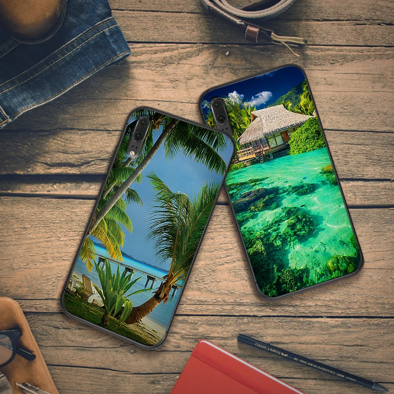 Черные силиконовые чехлы для huawei Y6 Y7 Y9 Prime 2018 2019 Nova 2i 3 4 3i Lite mate 10 20 Pro | Мобильные