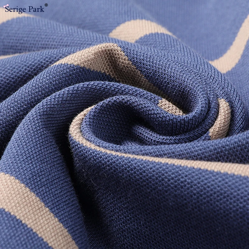 

Horse martina serige park men's polo shirt in classical style mans stripped polos for luxury France top tees regular fit