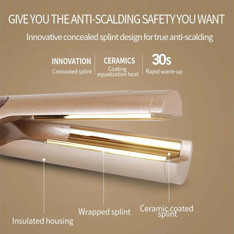 2 в 1 профессиональный электрический выпрямитель/щипцы для завивки волос