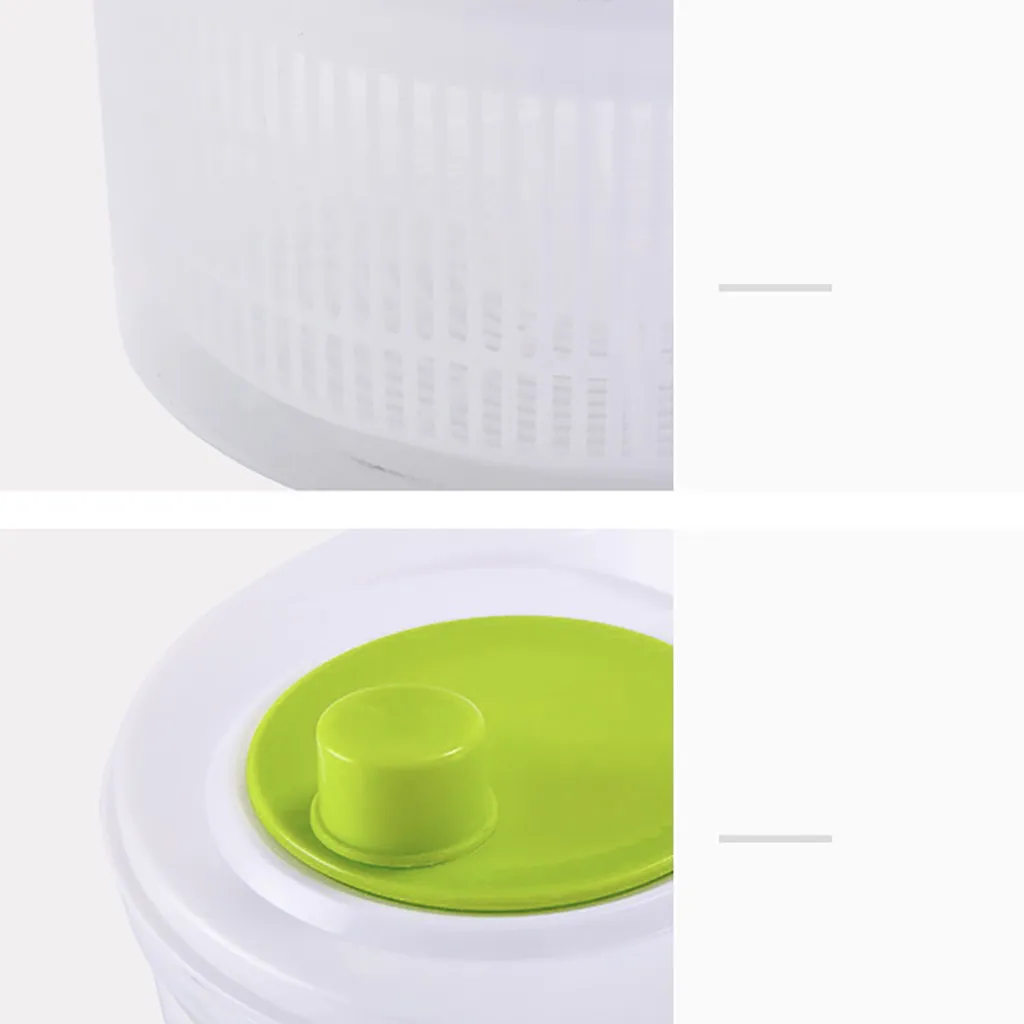 

Large Capacity Vegetables Washer Dryer Salad Spinner Fruits Basket Safe Quick Easy Water For Kitchen Vegetables Washing Basket