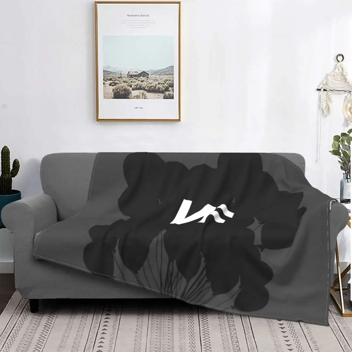 

Manta de globos Nf, colcha a cuadros para cama, sofa, cama, manta double