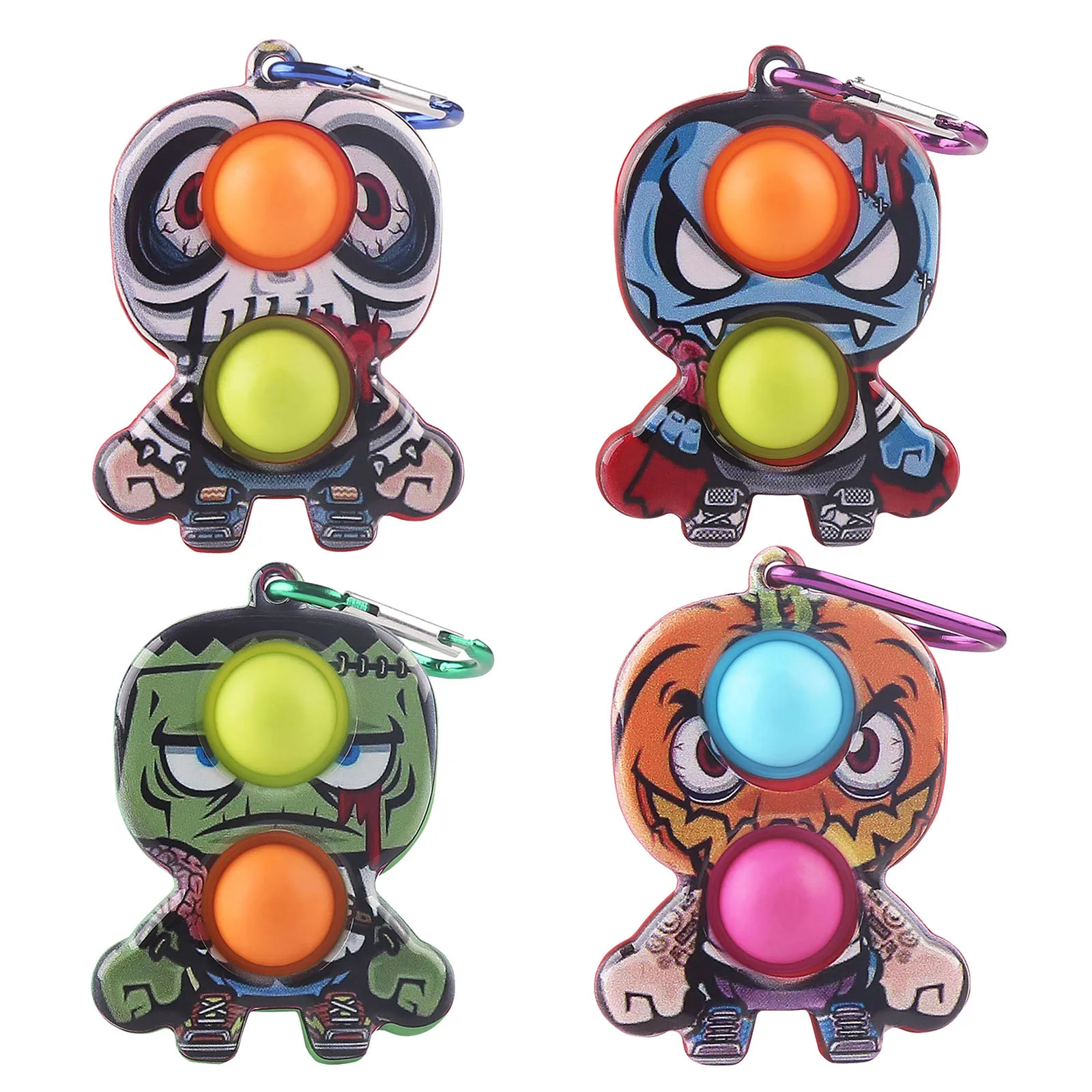 4 шт. брелок-пузырь на палец для Хэллоуина | Игрушки и хобби