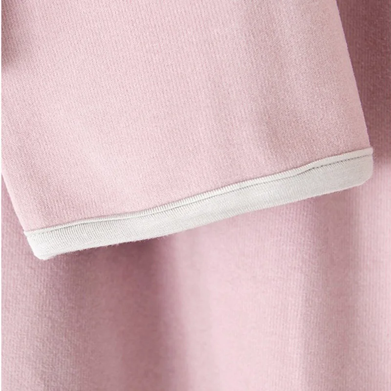 Осенне-зимние новые катионный приятная на ощупь Термальность Женская однотонная