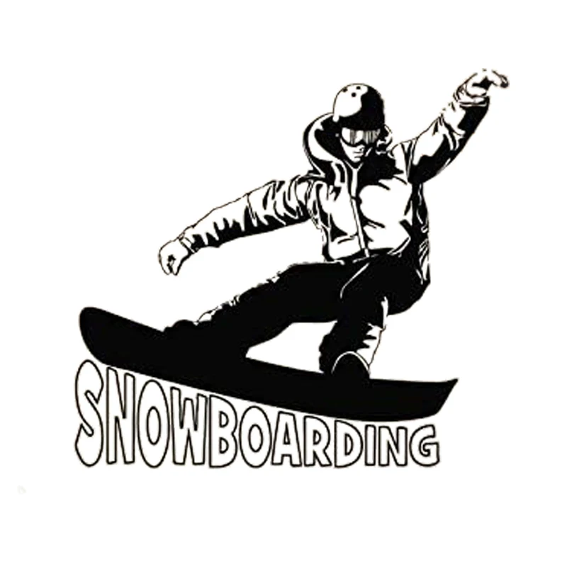 

Snowboarding Wall Decal Snow Wall Art Stickers Snowboard Decal Art Wall Stickers Decor Vinyl Removable FM-178